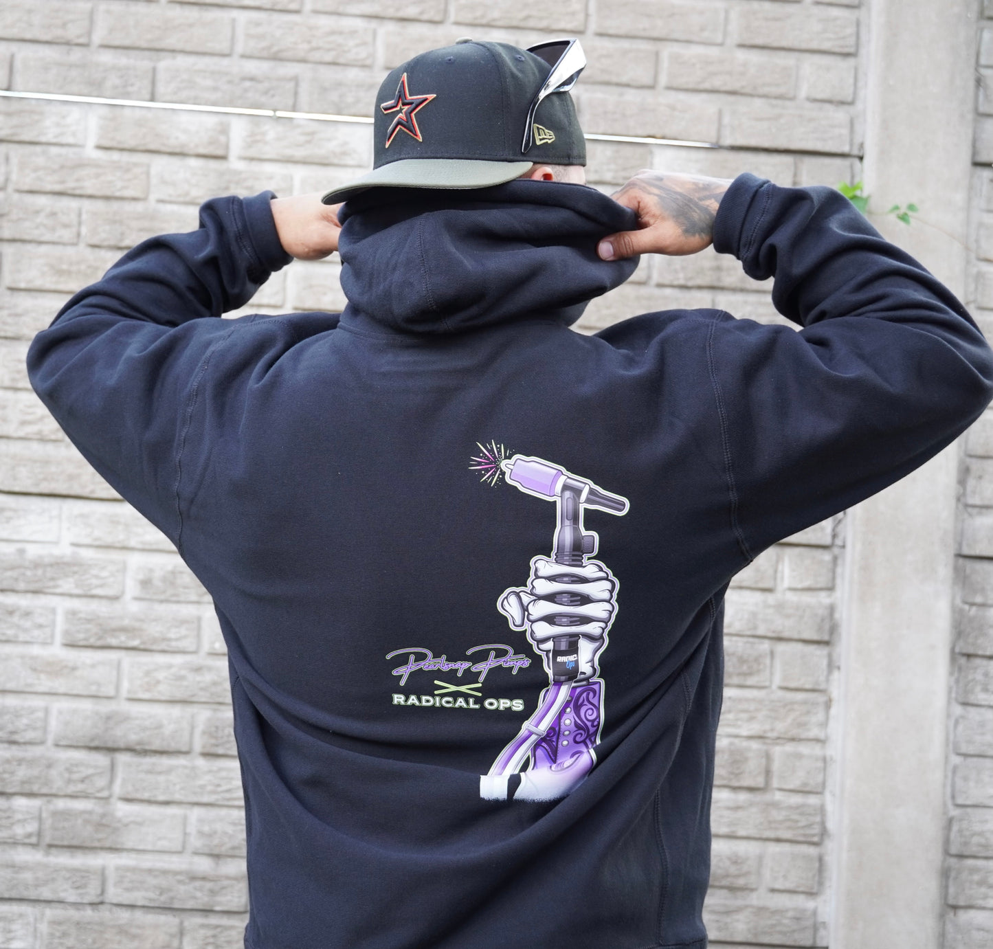Pearlsnap Pimps x Radical Ops hoodie