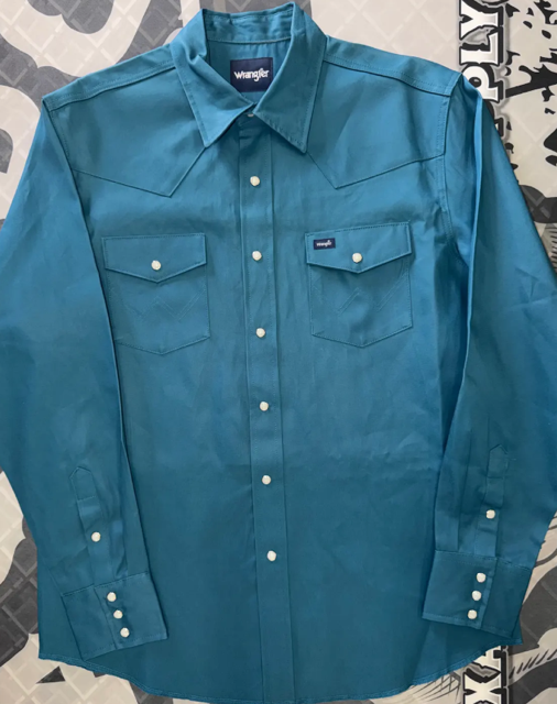 Wrangler Pearl snap Non FR