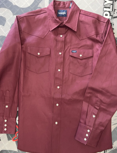 Wrangler Pearl snap Non FR